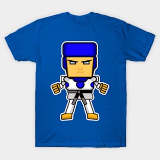 Blue Corner Taekwondo Figther T-Shirt